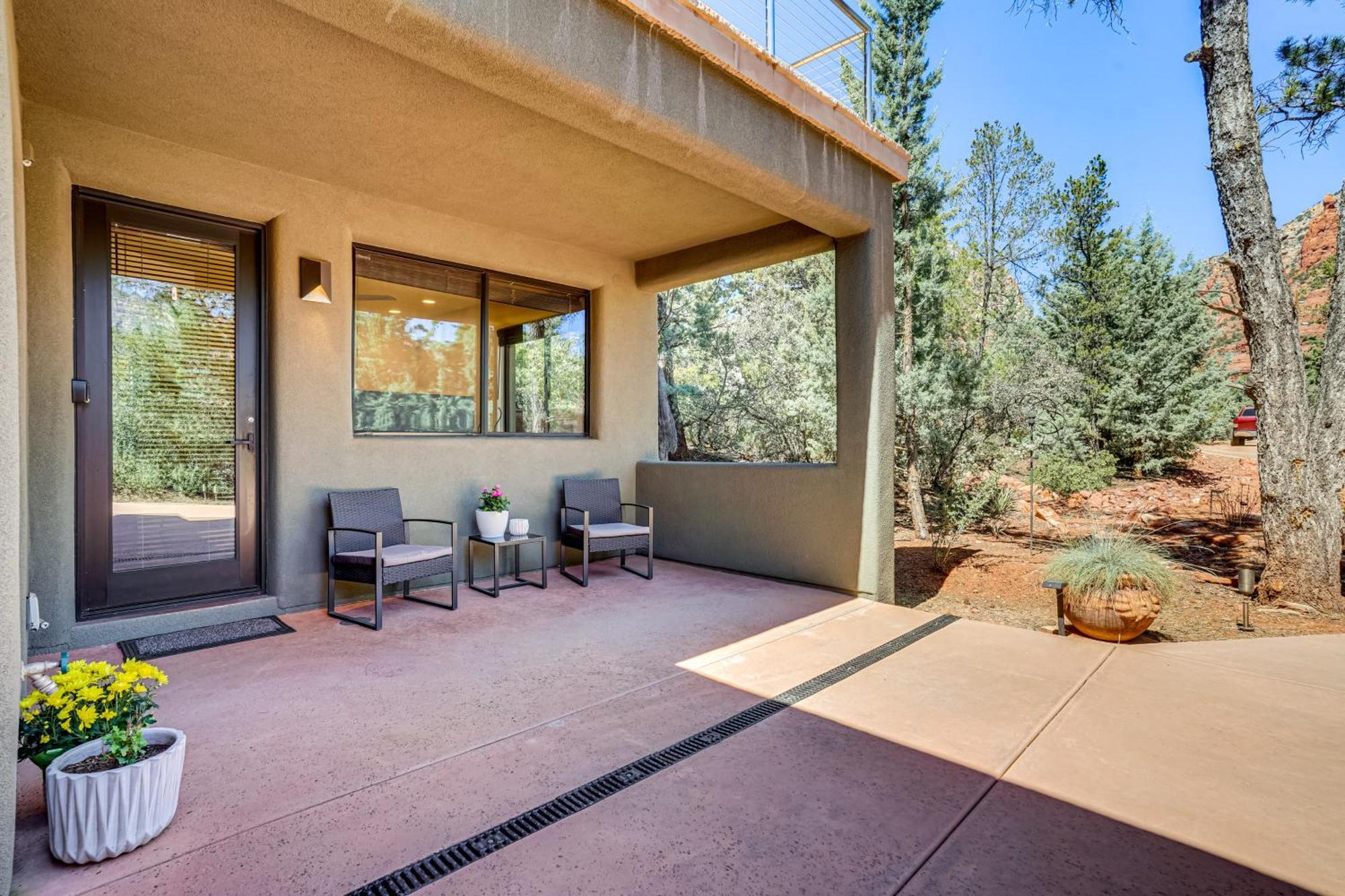 Sedona Couples Retreat With Patio Walk To Trails! Apartamento Exterior foto